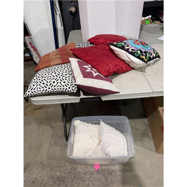 Throw pillows