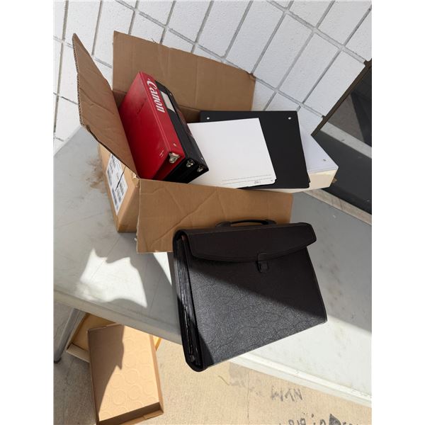 Assorted binders