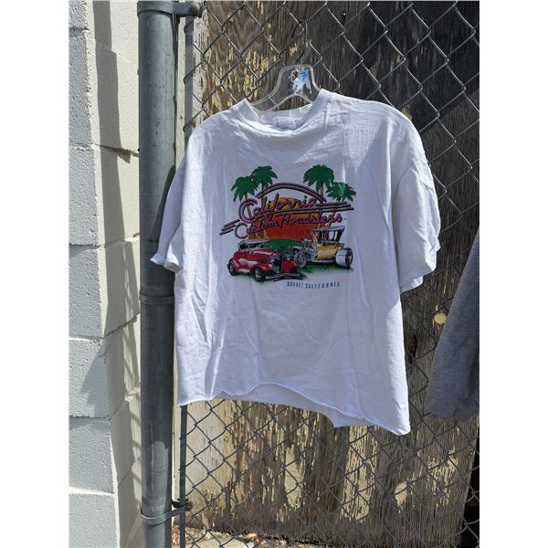 California customs, roadster T-shirt, size XL