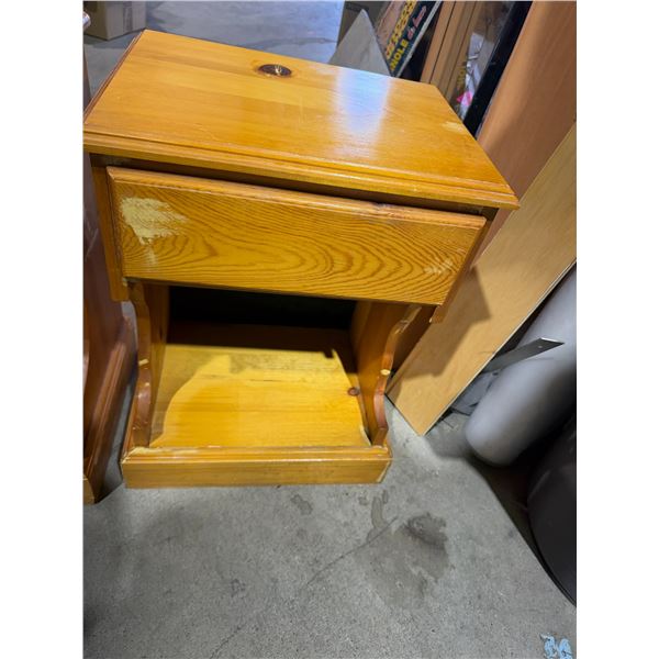 Nightstand 17" x 12" x 23 1/2" tall