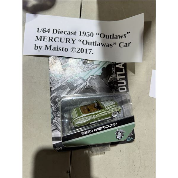 1/64 diecast 1950 outlaws mercury