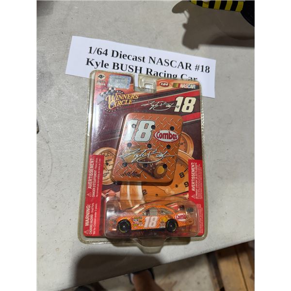 Diecast 1/64 NASCAR number 18 Kyle Bush racing car