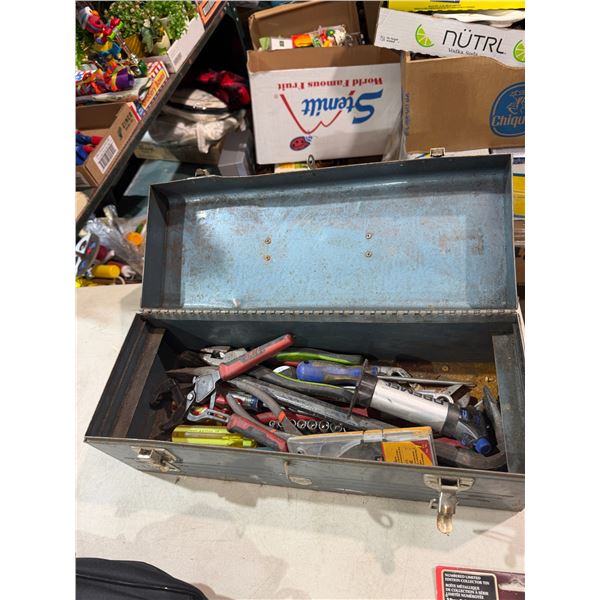 Beach toolbox and contents