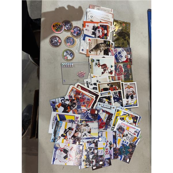 Hockey cards and other items