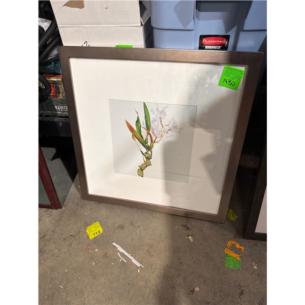 Floral art 22" x 22"