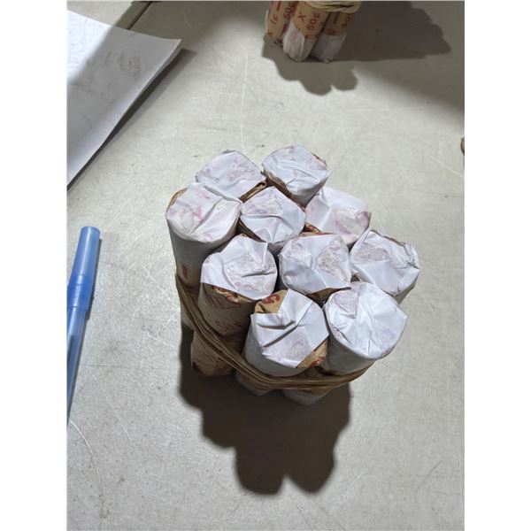 10 Rolls of pennies