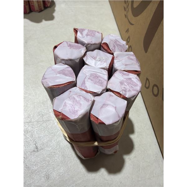 10 Rolls of pennies