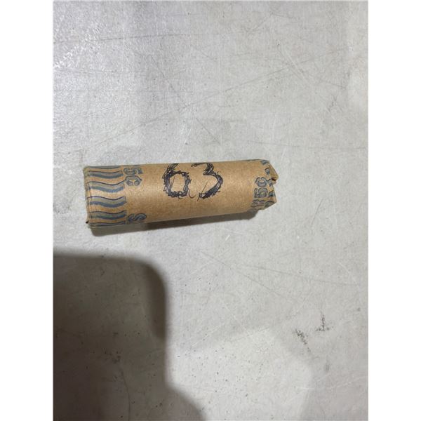 Roll of nickles 1963