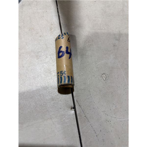 Roll of nickels 1969