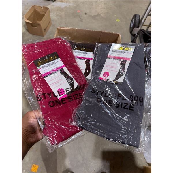 NWT fleece lined leggings. One size fits all.