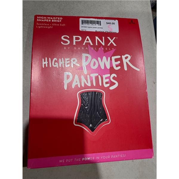 New SPANX high power panties size S black