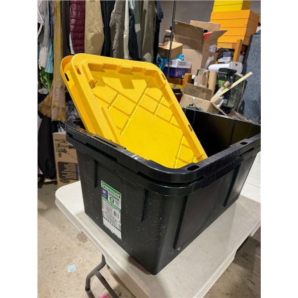 2 bins with lids