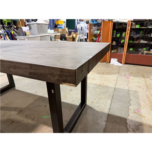 Dining table 71" x 35" x 30" tall