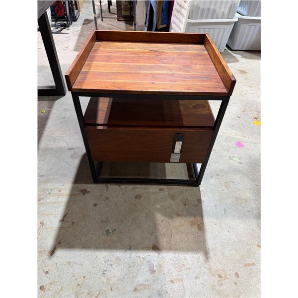 Side table with drawer 23" x 19 1/2" x 24 1/2"
