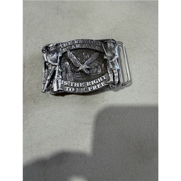 New belt buckle