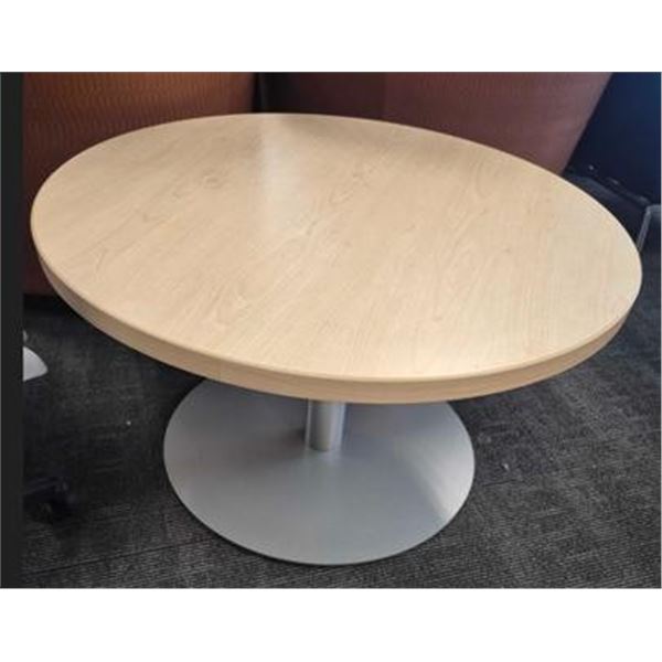 Wooden Circular Cafe Table