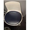 Image 1 : Lot of (2) Tall Blue Chairs