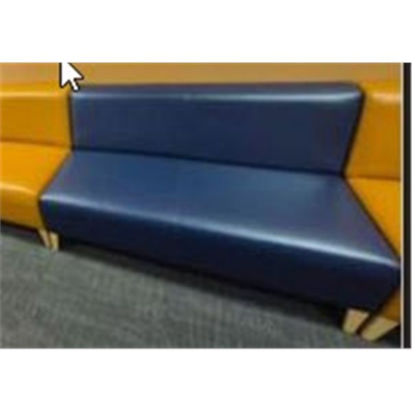 Lof of (2) Blue Sectional Sofas