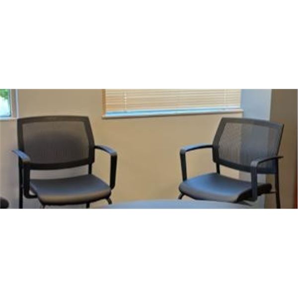Lot of (2) Black Office Chairs