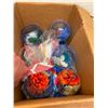 Image 1 : BOX LOT OF FLOWER VASE DECORATIONS