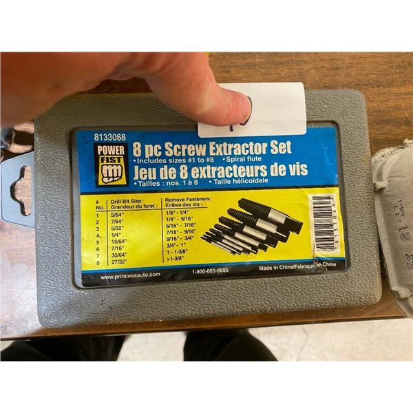 POWER FIST 8-PIECE SCREW EXTRACTOR SET