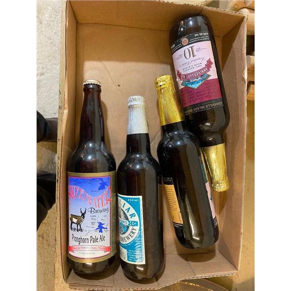 4 COLLECTABLE BEER BOTTLES