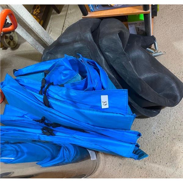 TRAMPOLINE MAT, PADS AND SPRINGS - MISSING BASE