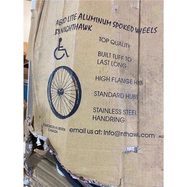 4 WHEELCHAIR WHEELS