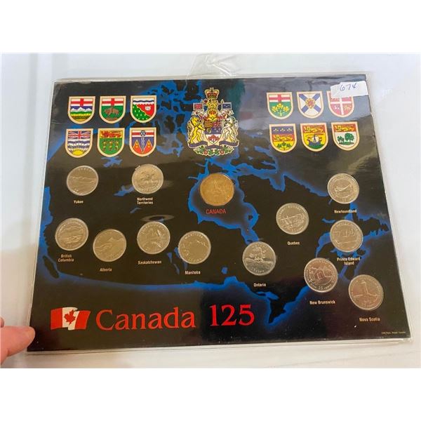 CANADA 125 COIN SET