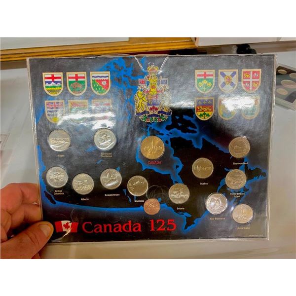 CANADA 125 COIN SET