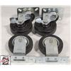 Image 1 : 4" CASTORS - SET OF 4