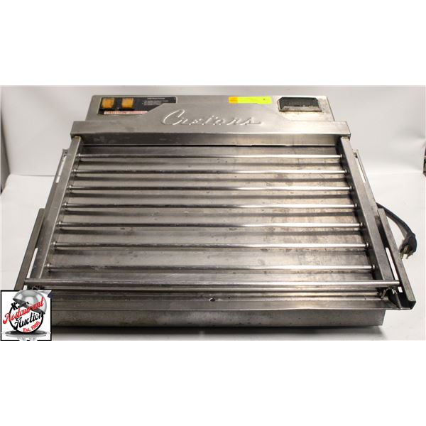 CRETORS 8 ROLLER 1000W HOT DOG GRILL *TESTED &