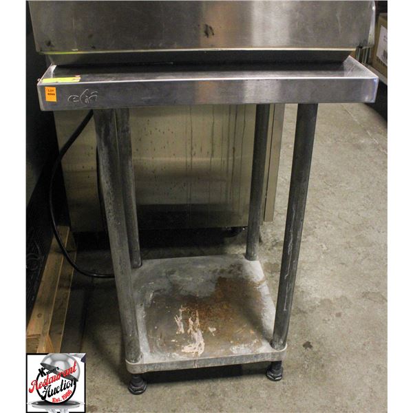 EFI 24" X 24" X 37.5" STAINLESS STEEL WORK TABLE