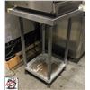 Image 2 : EFI 24" X 24" X 37.5" STAINLESS STEEL WORK TABLE