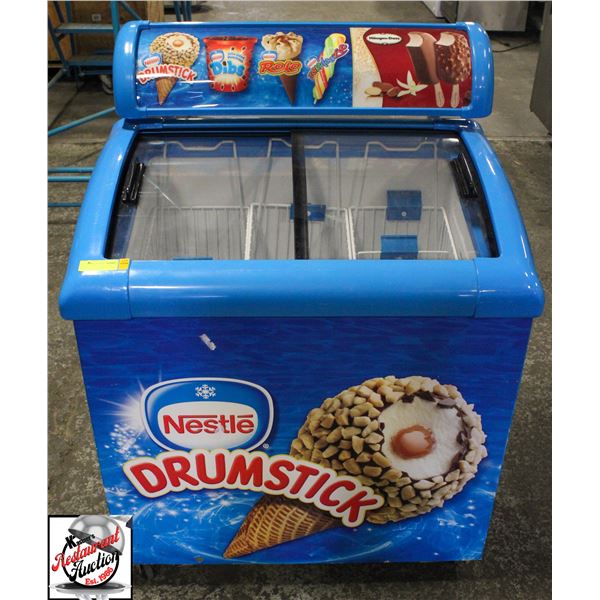 COLDTECK REACH IN DISPLAY FREEZER