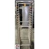 Image 1 : 20 SLOT ALUMINUM BAKERS RACK ON CASTERS