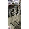 Image 2 : 20 SLOT ALUMINUM BAKERS RACK ON CASTERS