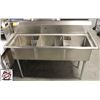 Image 1 : NEW S/S CHEFS MATE 3 WELL SINK 18"X18"X11"