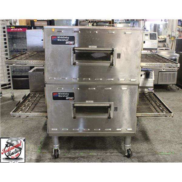 MIDDLEBY MARSHALL DUAL STACK CONVEYOR OVEN PS3240G