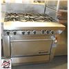 Image 1 : GARLAND 6 BURNER GAS RANGE W/ OVEN