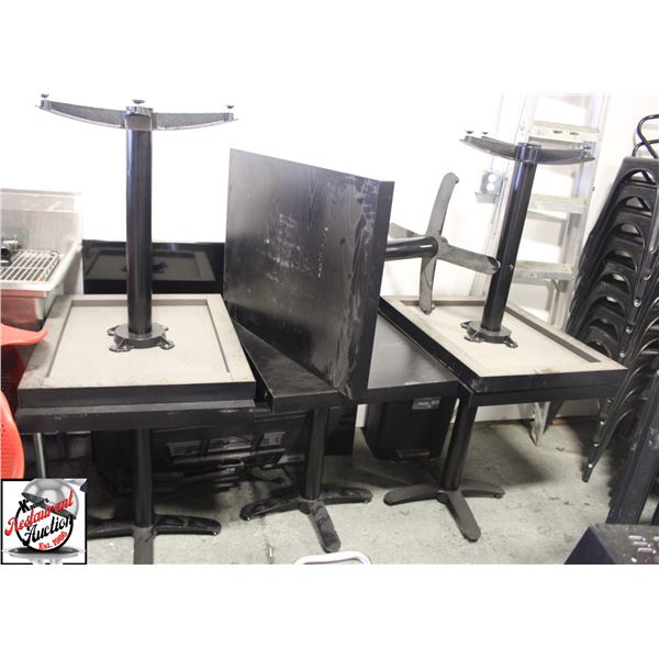 BAILIFF SEIZURE: 6 DINING TABLES 24" X 30" X 28.5"