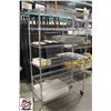 Image 1 : BAILIFF SEIZURE: CHROME 6-TIER WIRE RACK