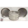 Image 1 : SEVEN 7" ALUMINUM PIZZA / PIE PANS