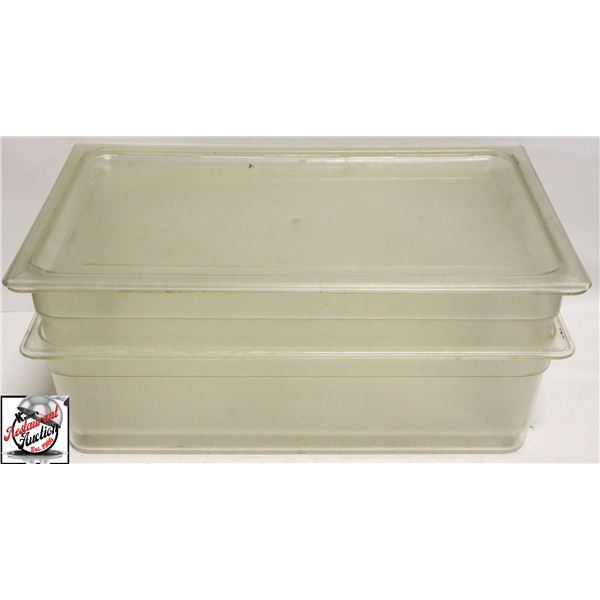 BAILIFF SEIZURE: 2 PLASTIC FULL-SIZE INSERTS