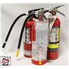 Image 1 : LOT OF 3 DRY CHEMICAL FIRE EXTINGUISHERS