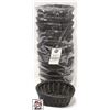 Image 1 : LOT OF 12 TABLECRAFT BLACK OVAL SERVING BASKETS