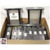 Image 1 : 24 NEW TABLECRAFT BLACK WOODEN TABLE TENTS