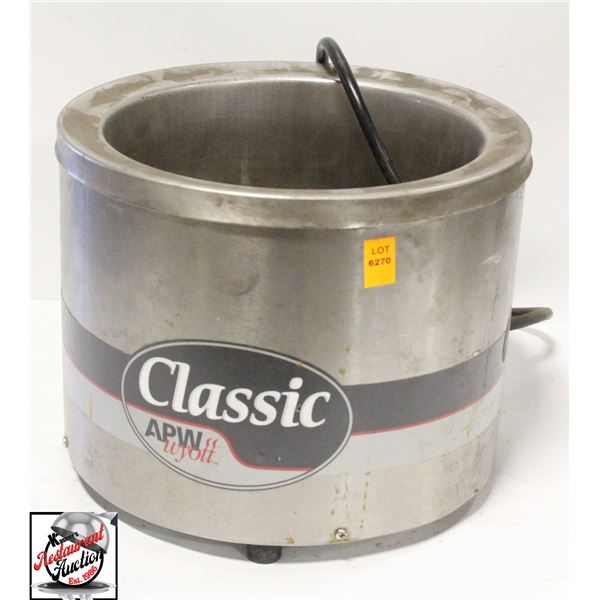 APW WYOTT INSULATED ROUND WARMER