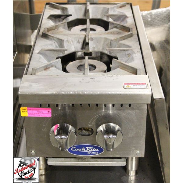 BAILIFF SEIZURE: ATOSA COOKRITE 2 BURNER STOCK