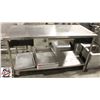 Image 1 : BAILIFF SEIZURE: S/S WORK TABLE ON CASTORS